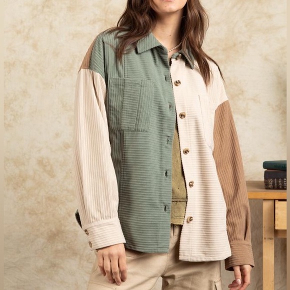 new in Tops - NWT Shacket